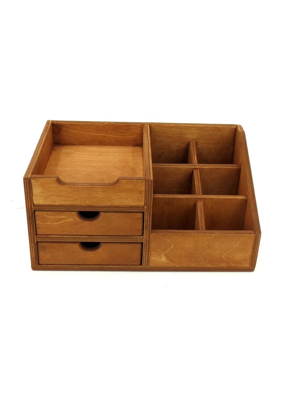 Настольный органайзер из дерева Тейлор сиена (КНЦ-004705) No Brand (328228183)