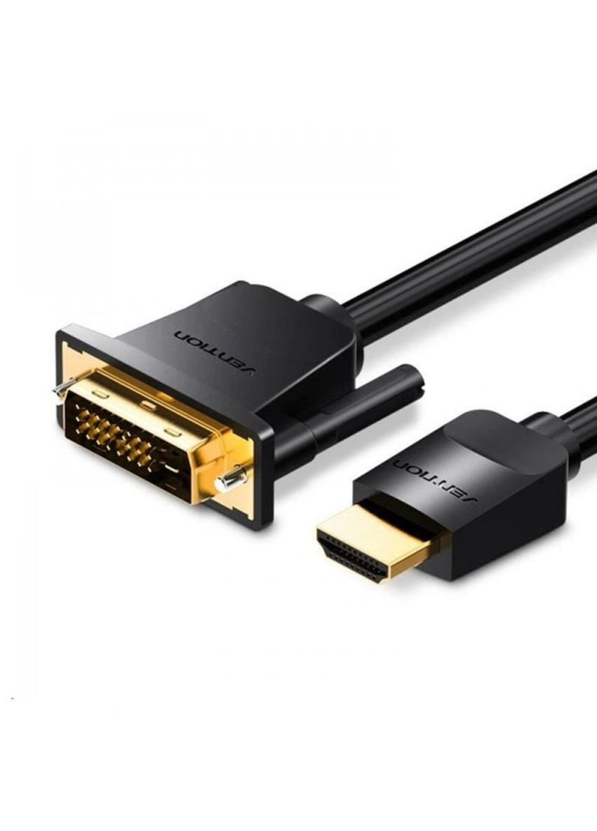 Кабель HDMI to DVI Cable 3M Black (ABFBI) Vention (300685416)