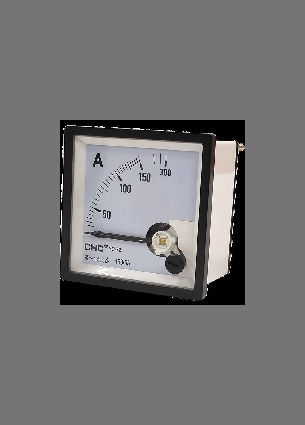 Амперметр аналоговий 150/5А AC 72x72мм клас 1,5 [Б00029836] YC-72А CNC (361054202)
