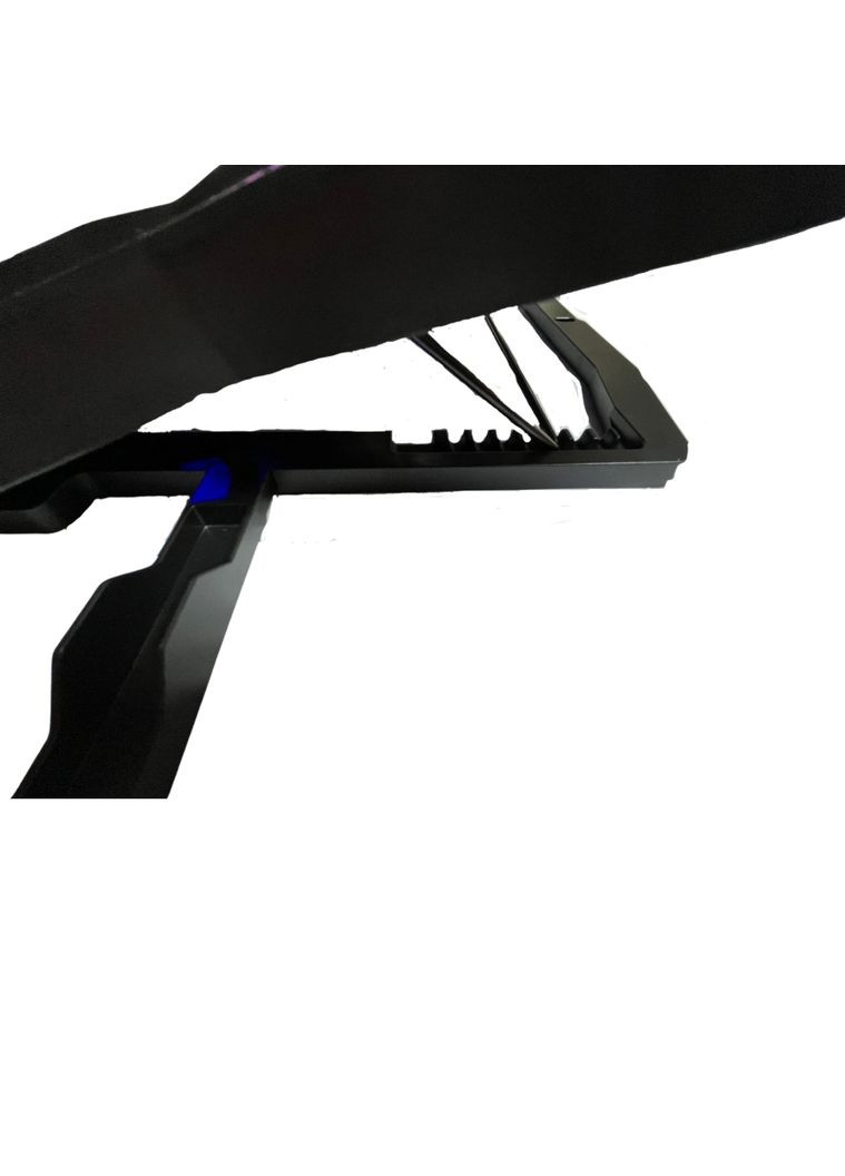 Подставка для ноутбука с охлаждением K12 на 15 кулеров с подсветкой RGB и подставкой для телефона, VHG (334305006)