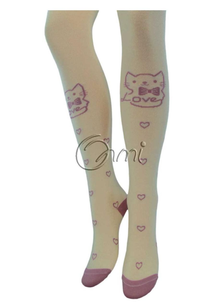 Колготки дитячі 1011д. р22. мал 195 молочний Киця Love Олмі (337310076)