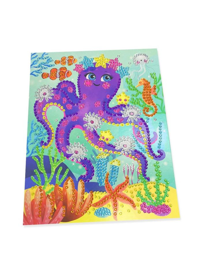 Набор для творчества бриллиантовая мозаика НТ-26 (Симпатический Осьминог) No Brand (330607292)