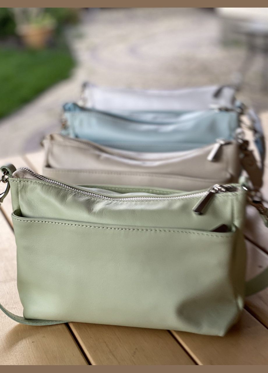 Компактна сумка на блискавці з карманом рожева 1817 1607 ARTiS Bags Сумка (332767869)