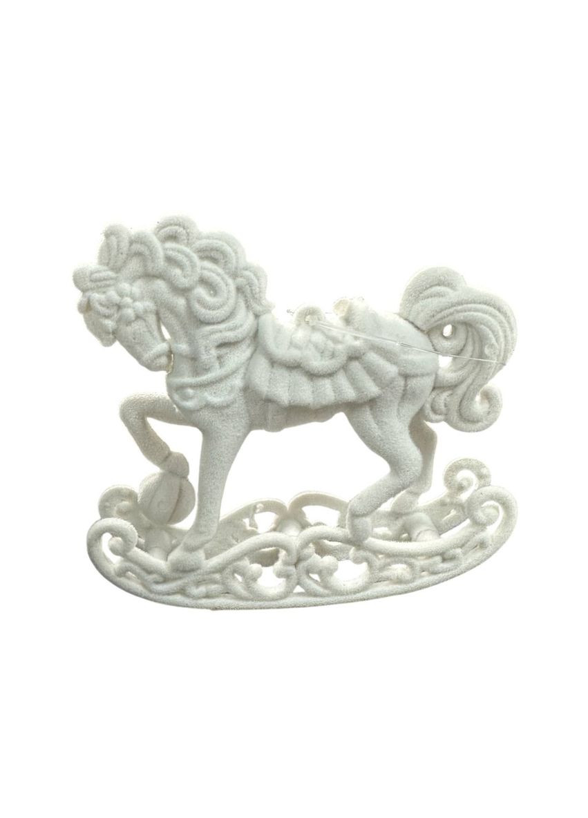 Игрушка на елку Лошадь 19791 9.5х10 см No Brand (370566370)