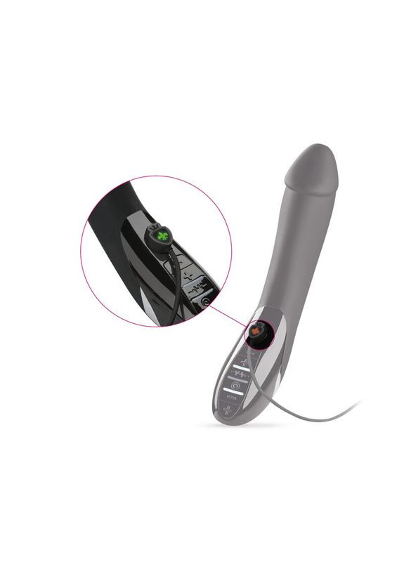 Вібратор з електростимуляцією Tickling Truman eStim Black, міостимулятор Mystim (335394765)