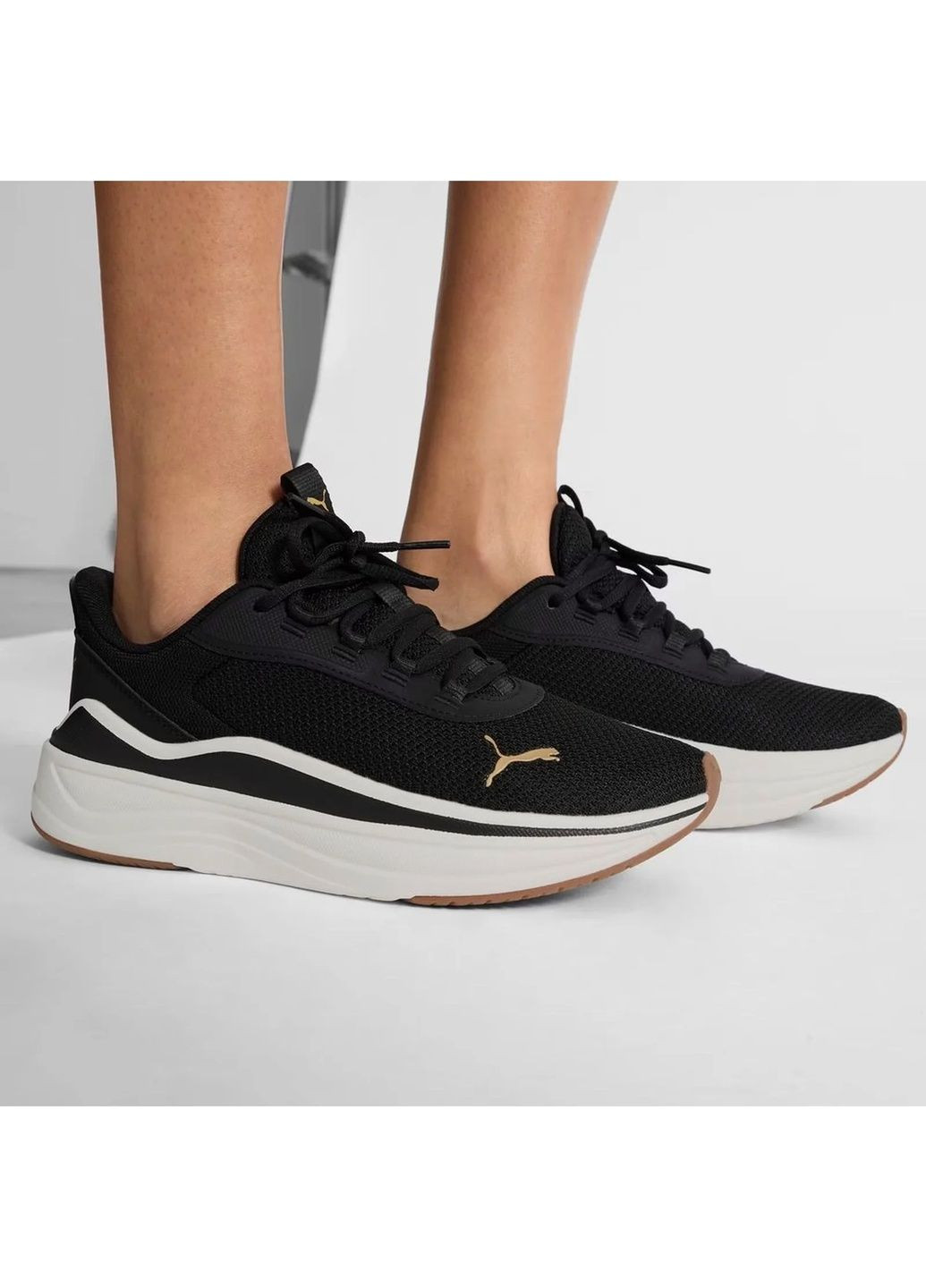 Кроссовки женские Stakd Evo Black 311289-01 Puma чёрные (364837677)