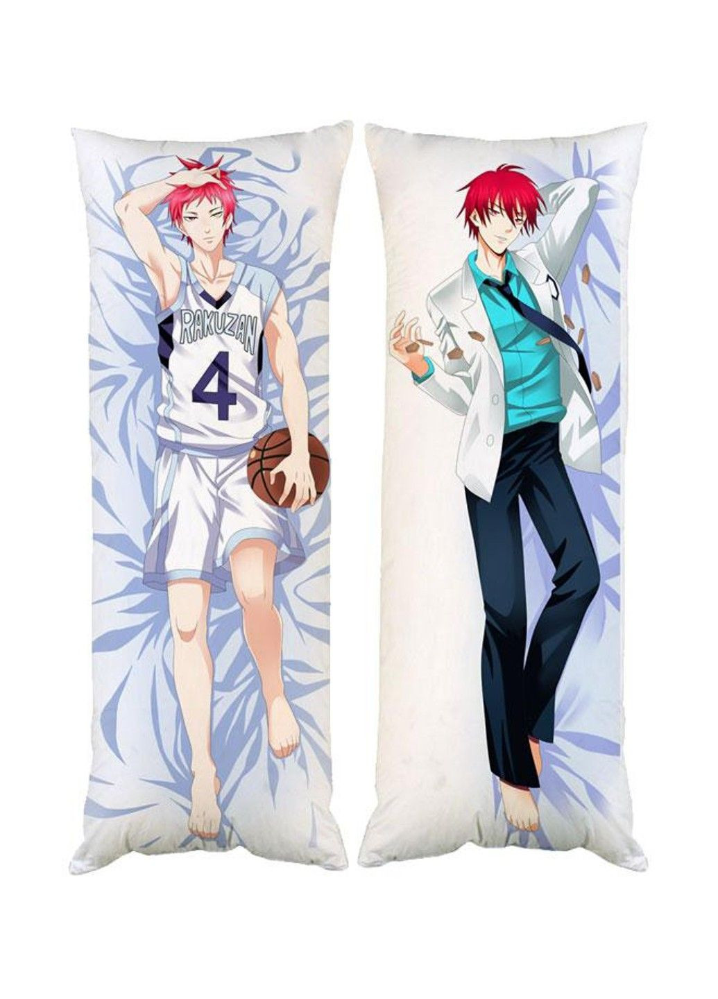 Подушка дакімакура Сейджуро Акаші Баскетбол Куроко декоративна ростова подушка для обіймання двостороння No Brand (329432239)