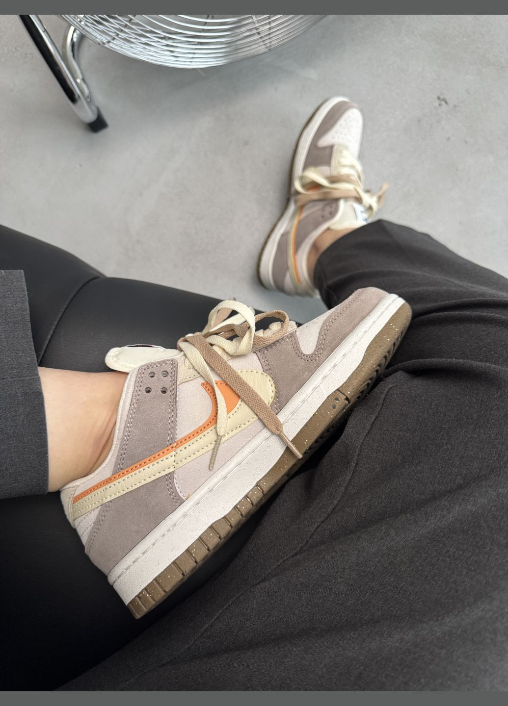Кросівки жіночі Nike SB Dunk Low beige | Найк СБ Данк низькі бежеві No Brand бежеві демісезони (316091104)