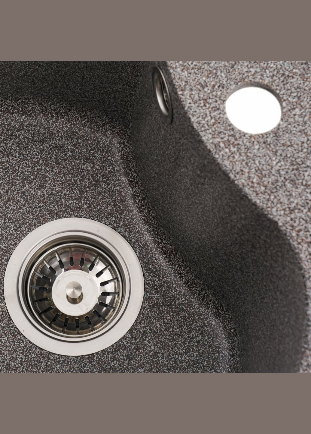 Гранитная мойка для кухни 480 TURAS матовая Микс Valeso (358059873)