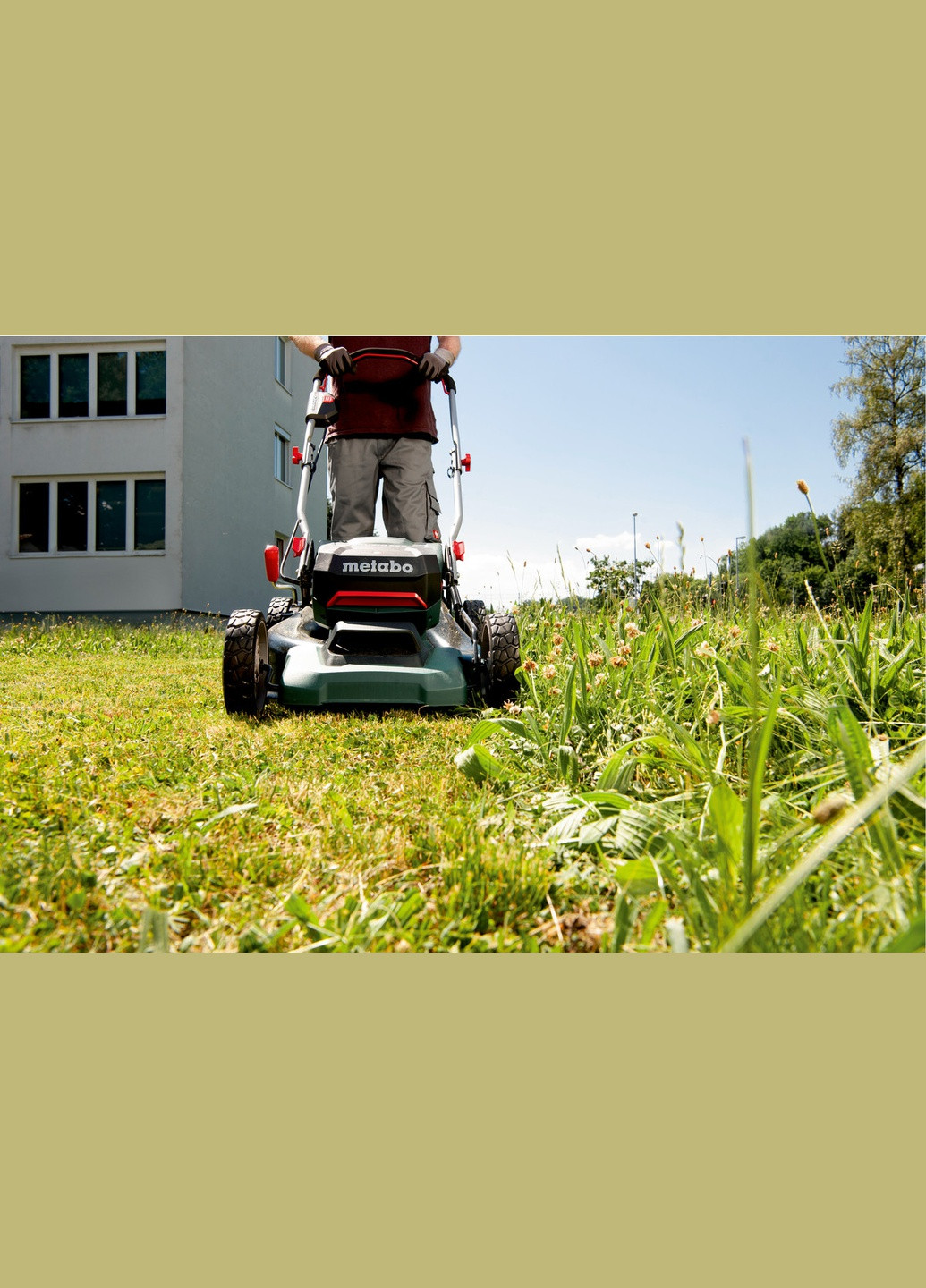 Акумуляторна газонокосарка RM 36-18 LTX BL 46, 2 акумуляторні блоки Li-Power (18 В/5,2 А-год) (Картон) 601606650 (8072) Metabo (295043641)