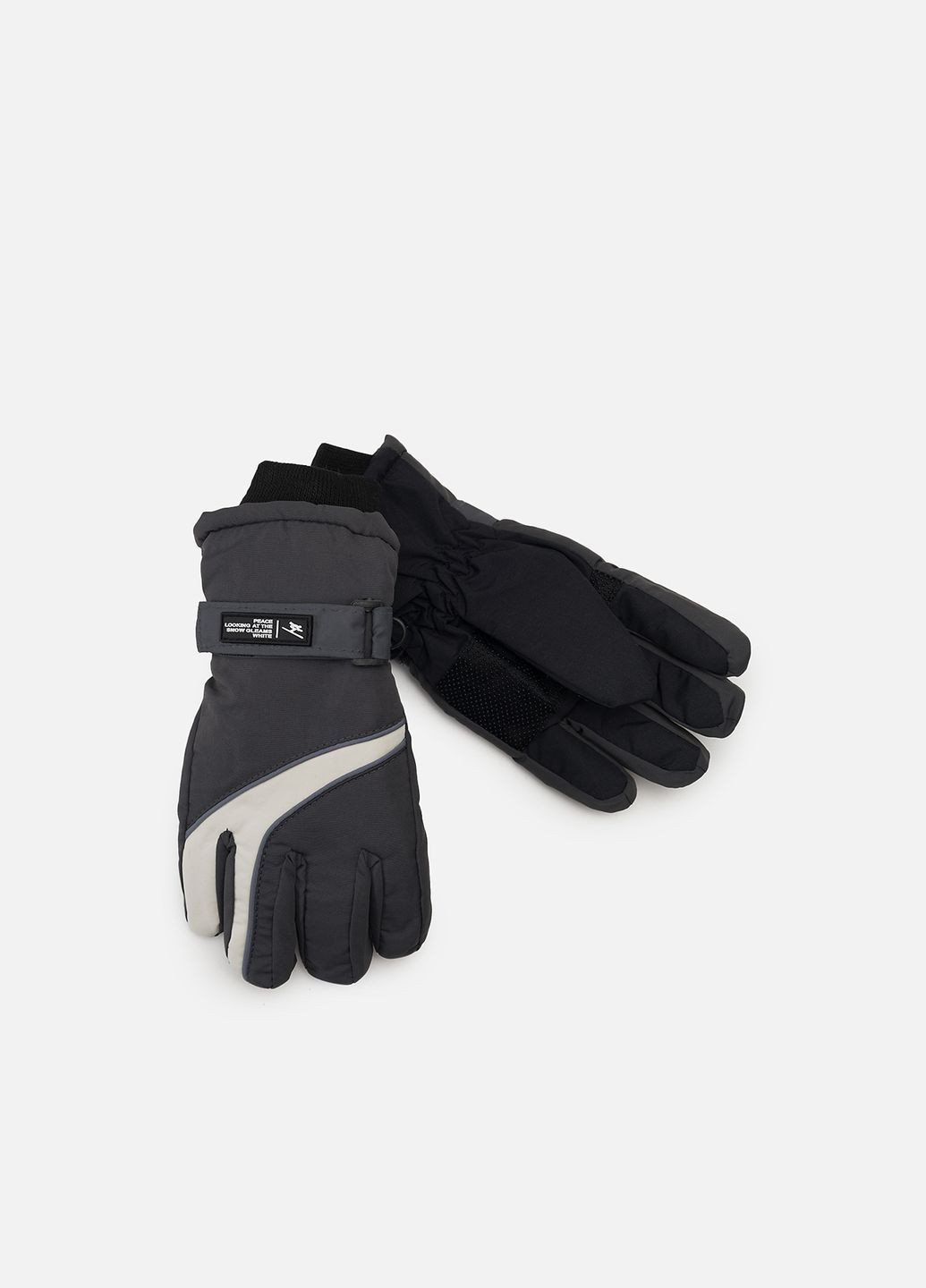 Перчатки для девочки цвет темно-серый ЦБ-00265870 BIHE-CR (316465371)