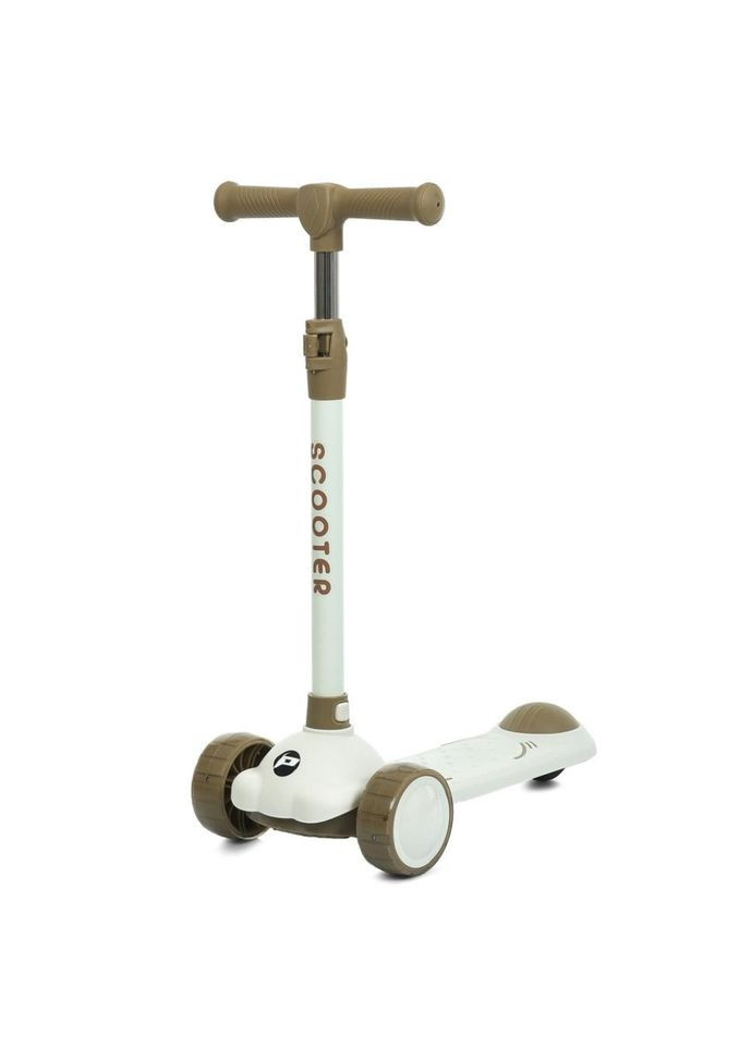 Самокат детский трехколесный JR3-129-BRN, колеса со светом No Brand (339778471)