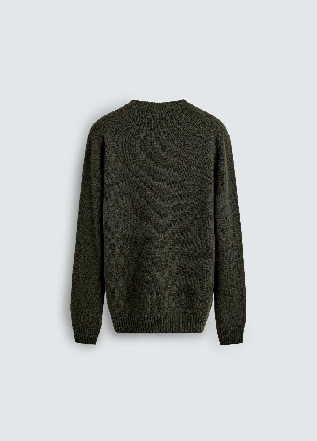 Оливковый (хаки) зимний свитер Zara