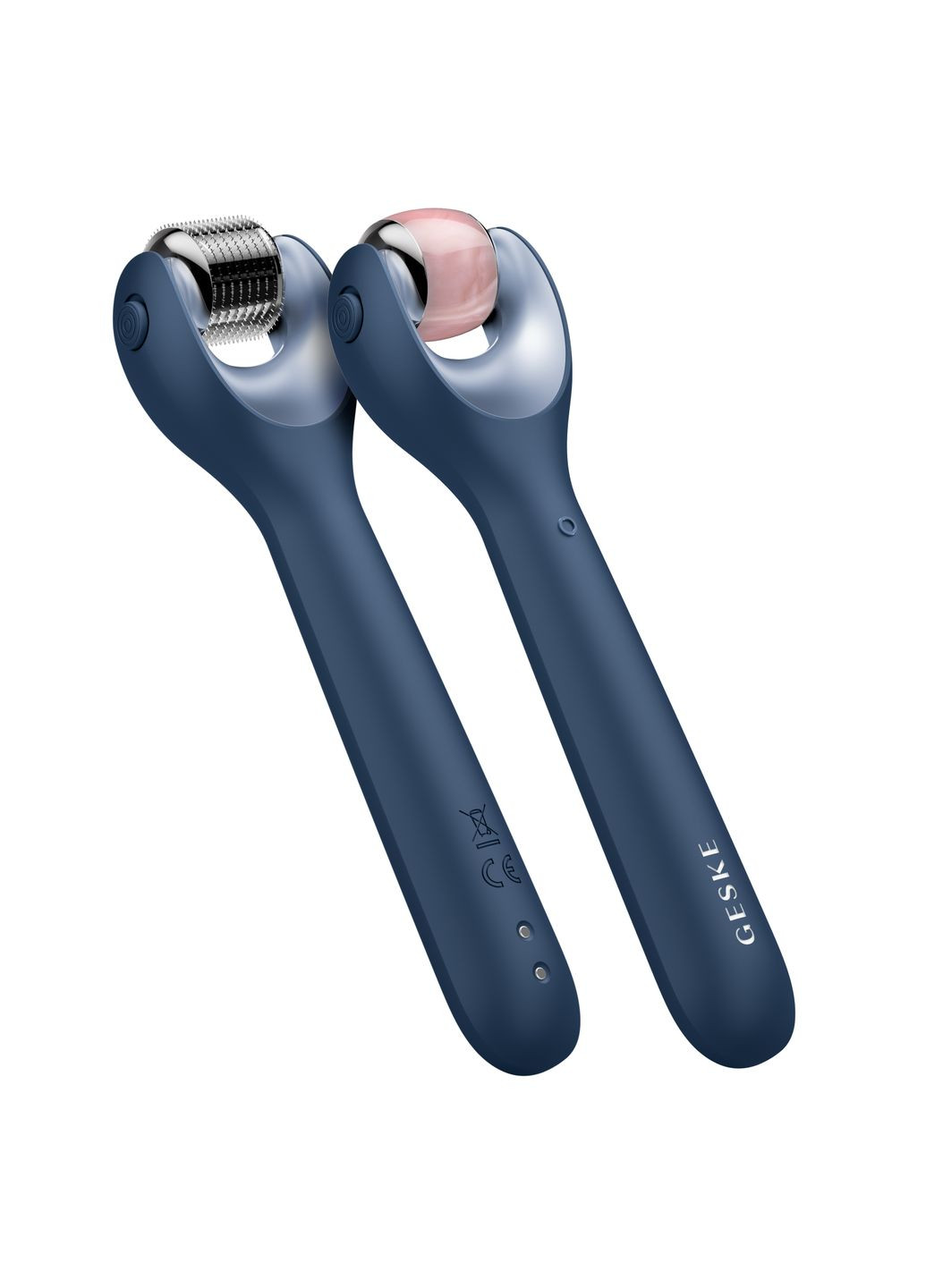 Электронный роллер для лица с микроиглами MicroNeedle Face Roller 9в1 midnight GESKE (341526264)