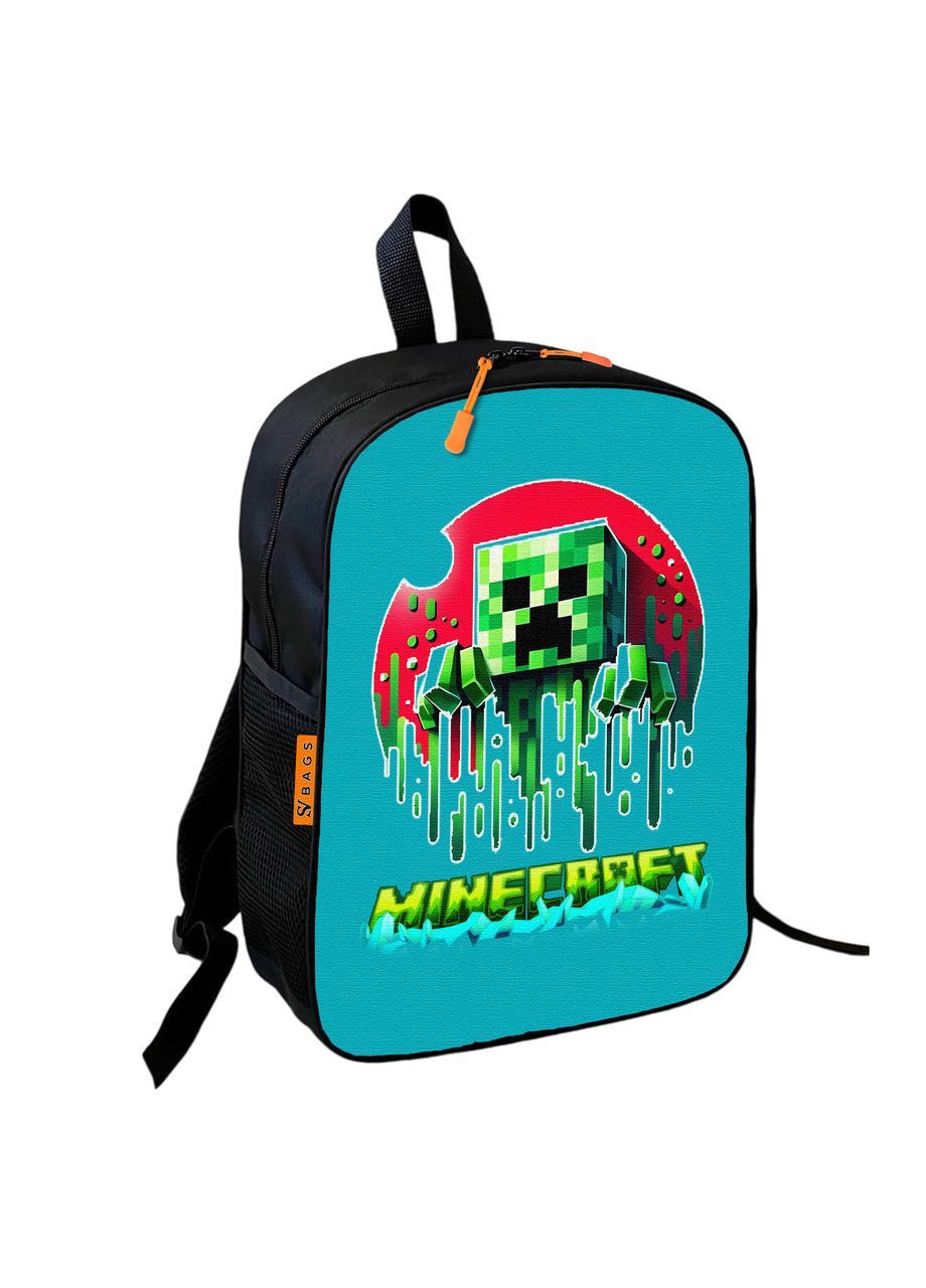 Рюкзак дитячий Кріпер Minecraft 36х27х13 см Різнокольоровий (00606) No Brand (371121180)