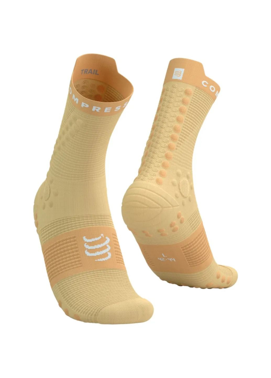 Оранжевые носки pro racing socks v4.0 trail Compressport (367080890)