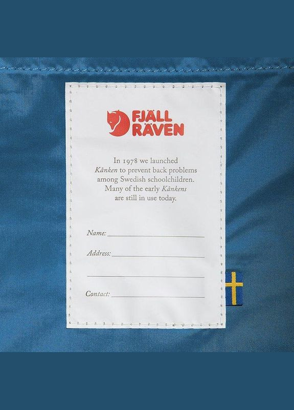 Городской рюкзак Kanken Un Blue-Warm Yellow 16л (23510.525-141) Fjallraven (322207087)