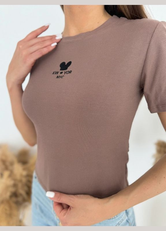 Футболка WN20-635 коричневая ISSA PLUS - (317396466)