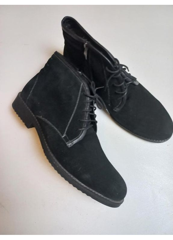 Черевики чоловічі зимові замш чорні 44 No Brand (372125480)