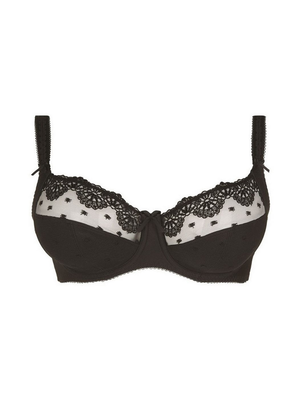 Чорний балконет бюстгальтер 2271 Fantasie з кісточками поліестер, поліамід, еластан