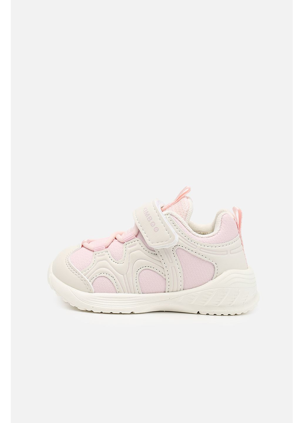 Розовые демисезонные кроссовки для девочки цвет розовый цб-00282709 Kimboo