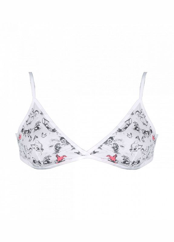 Белый бюстгальтер для девочки на тонких бретелях Donella хлопок