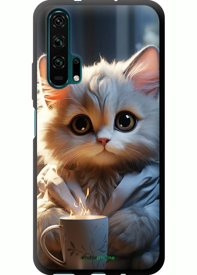 Чехол на Huawei Honor 20 Pro White cat "5646b-1702-70447" Endorphone (329829818)