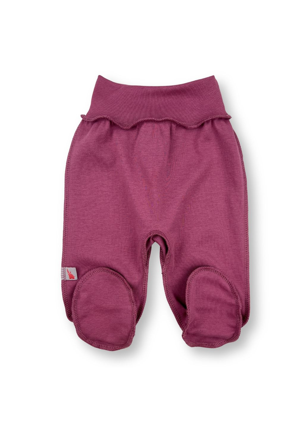 Tunes ползунки однотонные для новорожденной со швом наружу magenta розовый производство -