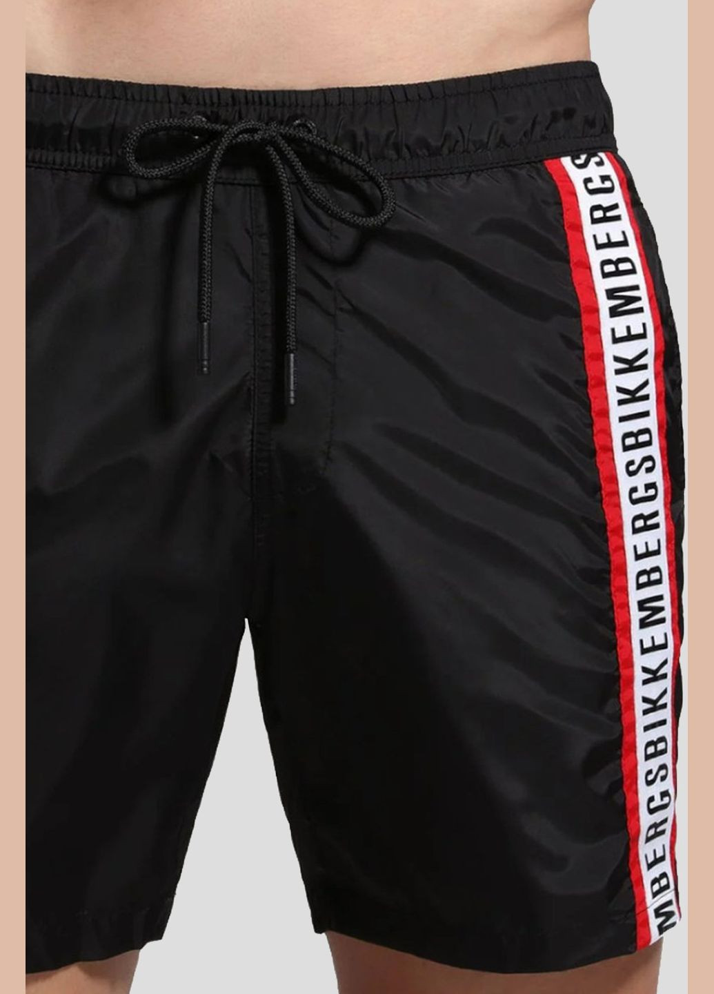 Черные пляжные шорты с логотипом Dirk Bikkembergs (292012557)