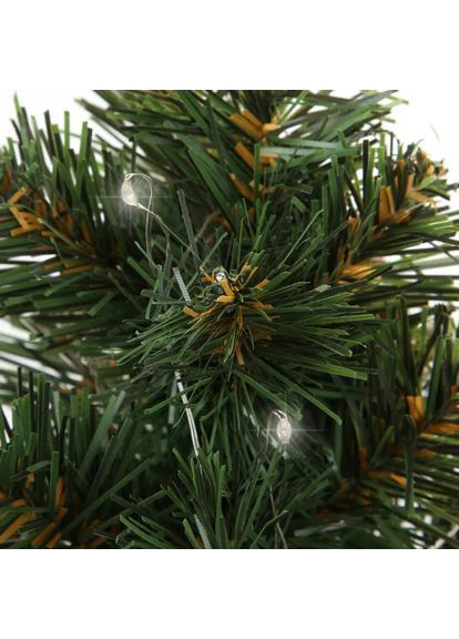 Елка искусственная с LED-гирляндой Тайговая 904952 0.45 м зеленая Yes (369339101)