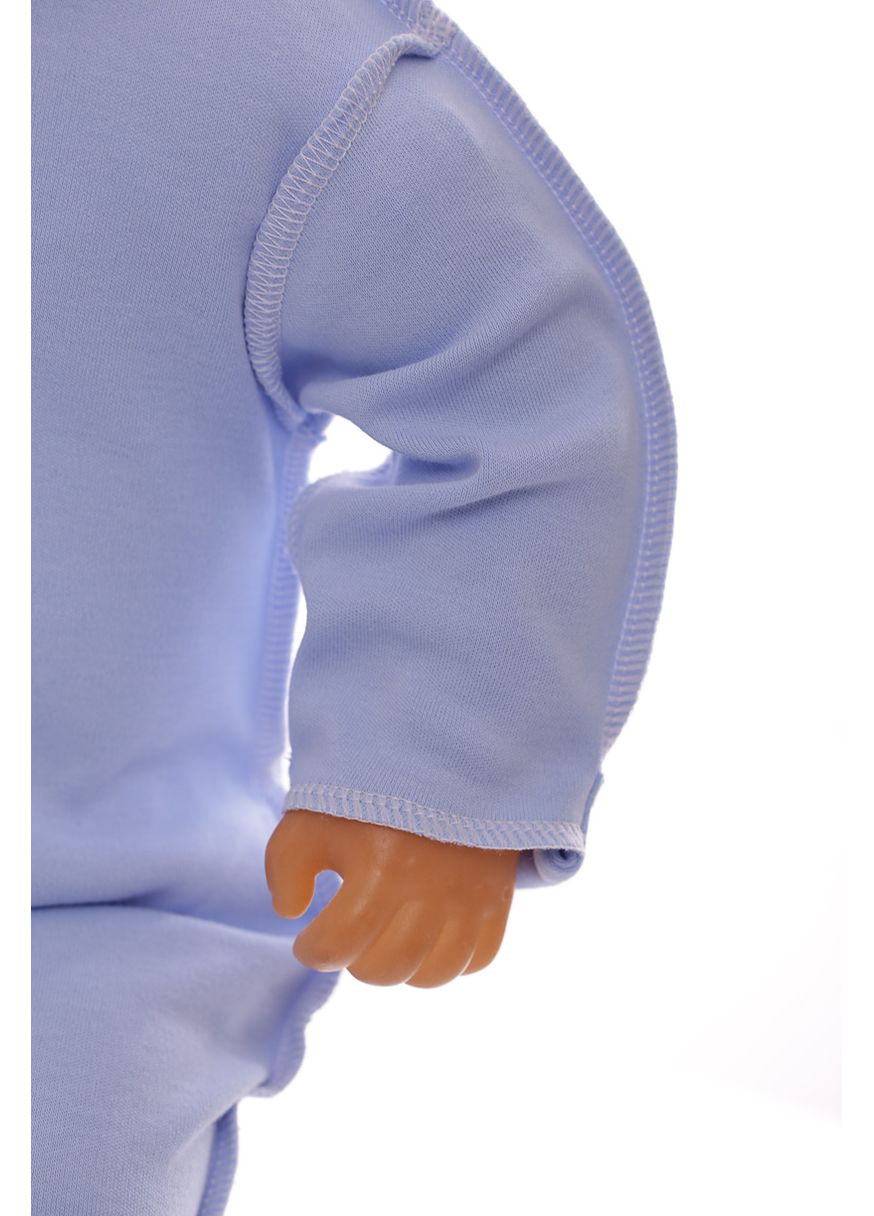 Человечек с шапкой для мальчика интерлок ля-ля голубой см (45113) BABYKROHA (297197645)