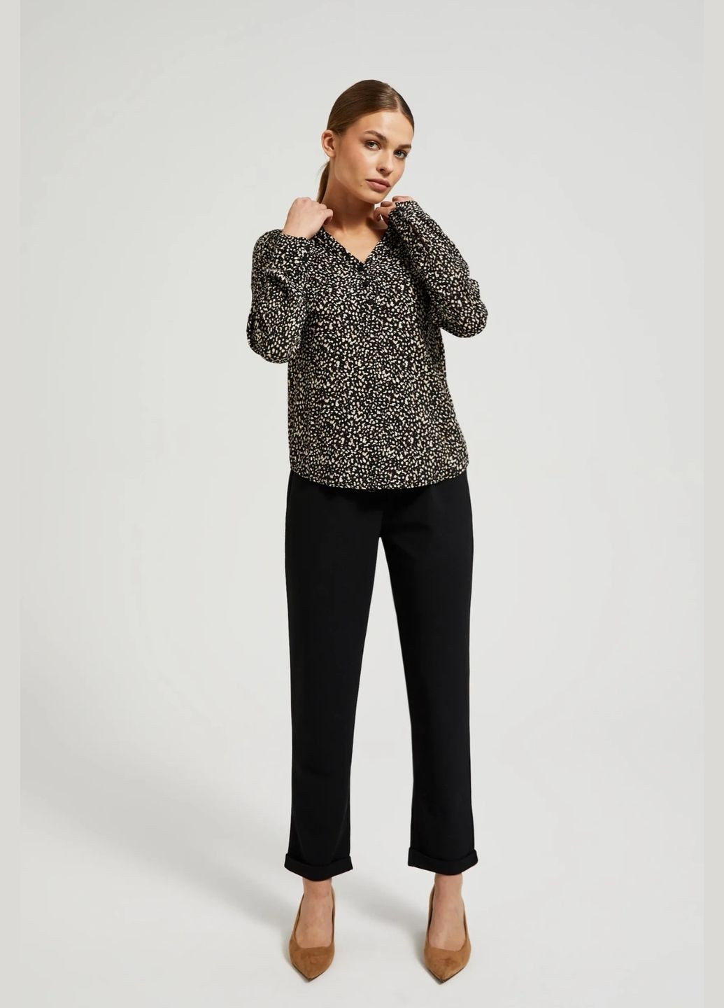Чёрная блузка женская Moodo