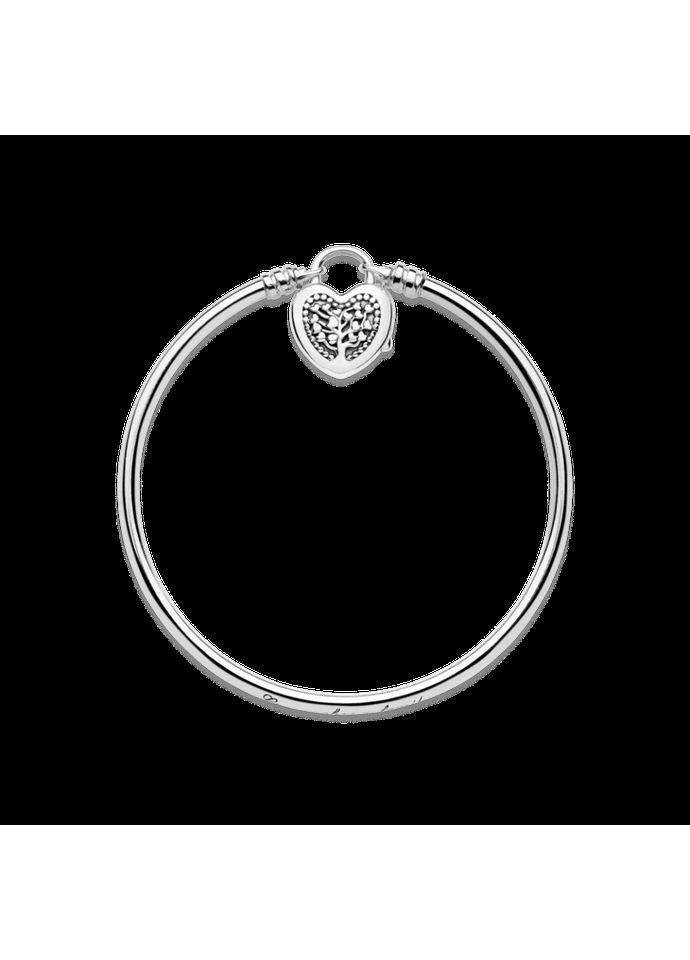 Срібний браслет-бангл Пандора "Любов - основа сім'ї" 597101 Kabluchka (355347548)