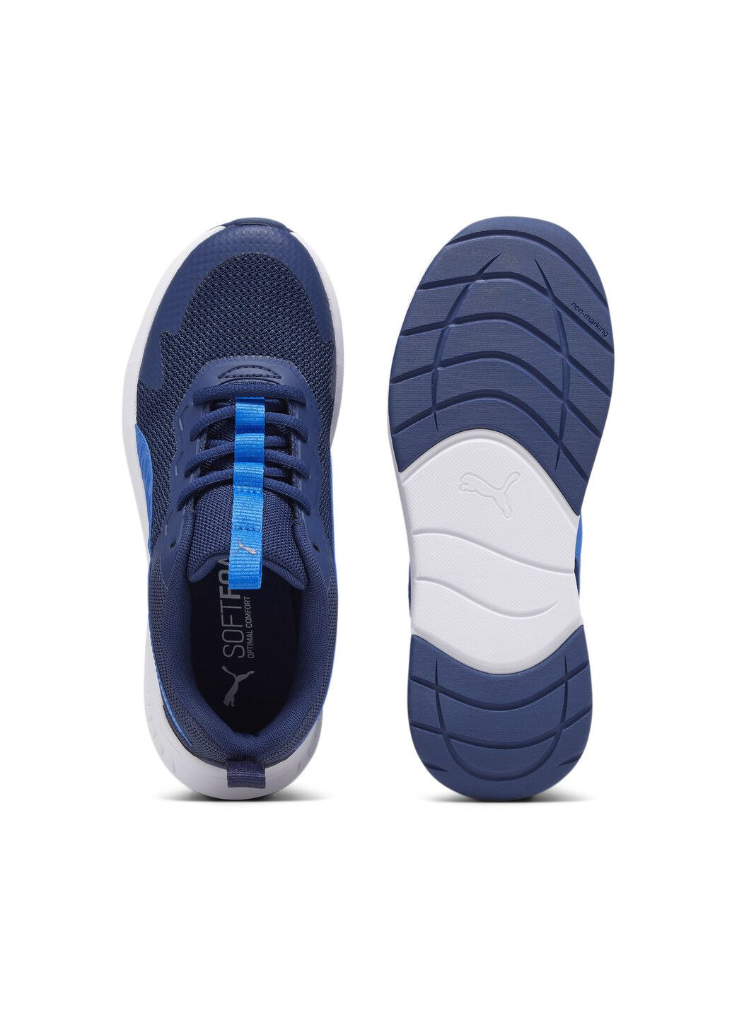 Синій всесезонні кросівки evolve run mesh sneakers youth Puma