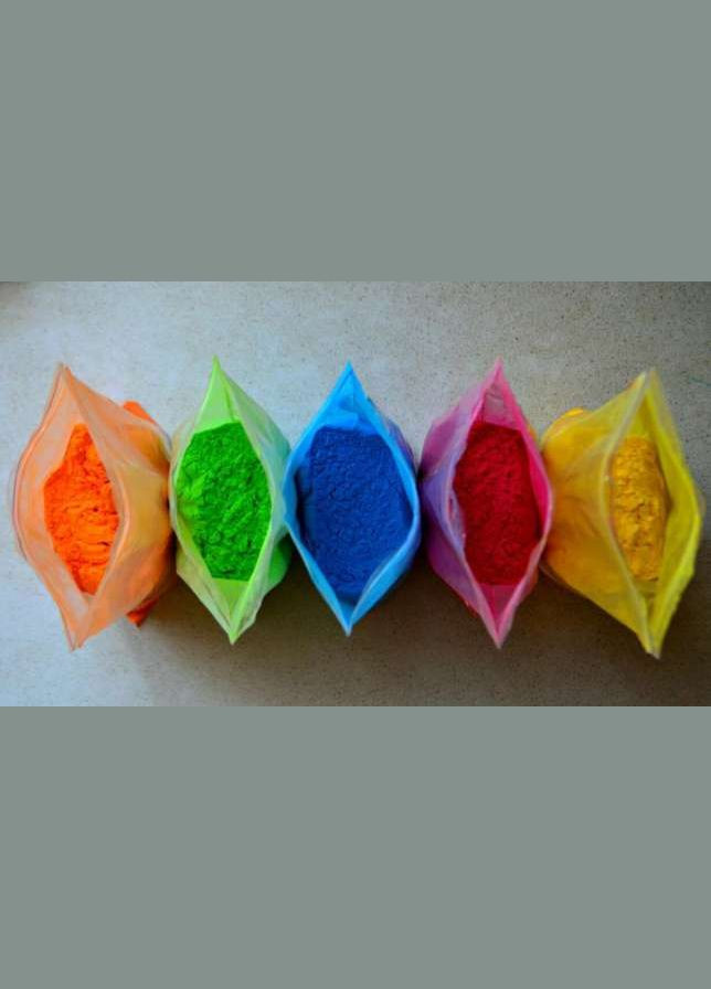 Краска Холи Holi Fest набор 50 пакетов пакеты 100 грамм 10 цветов No Brand (331738695)