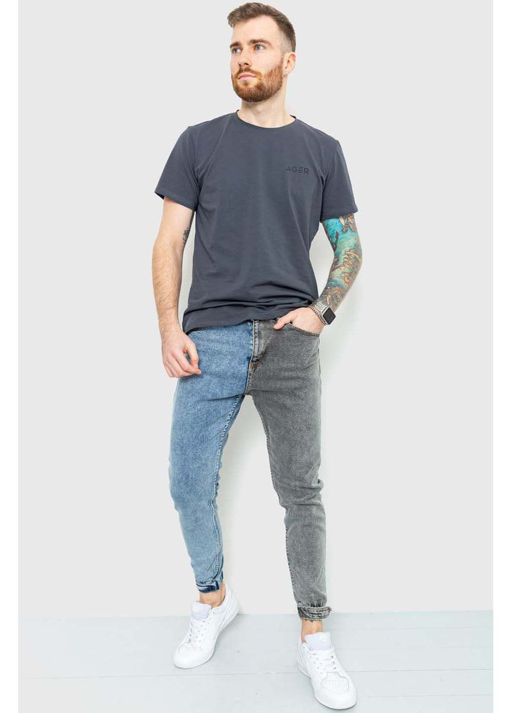 Комбинированные демисезонные джинсы Ager