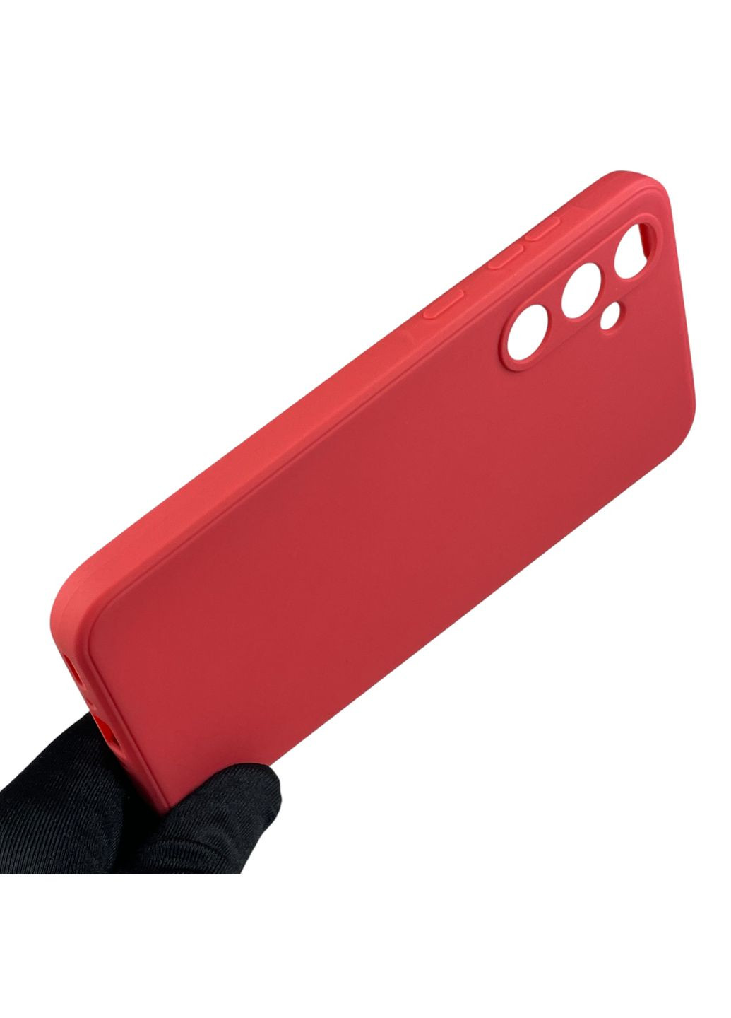 Чехол для Galaxy A35 5G (SM-A556) с квадратными гранями с защитой камеры на самсунг а35 красный Samsung (366018933)