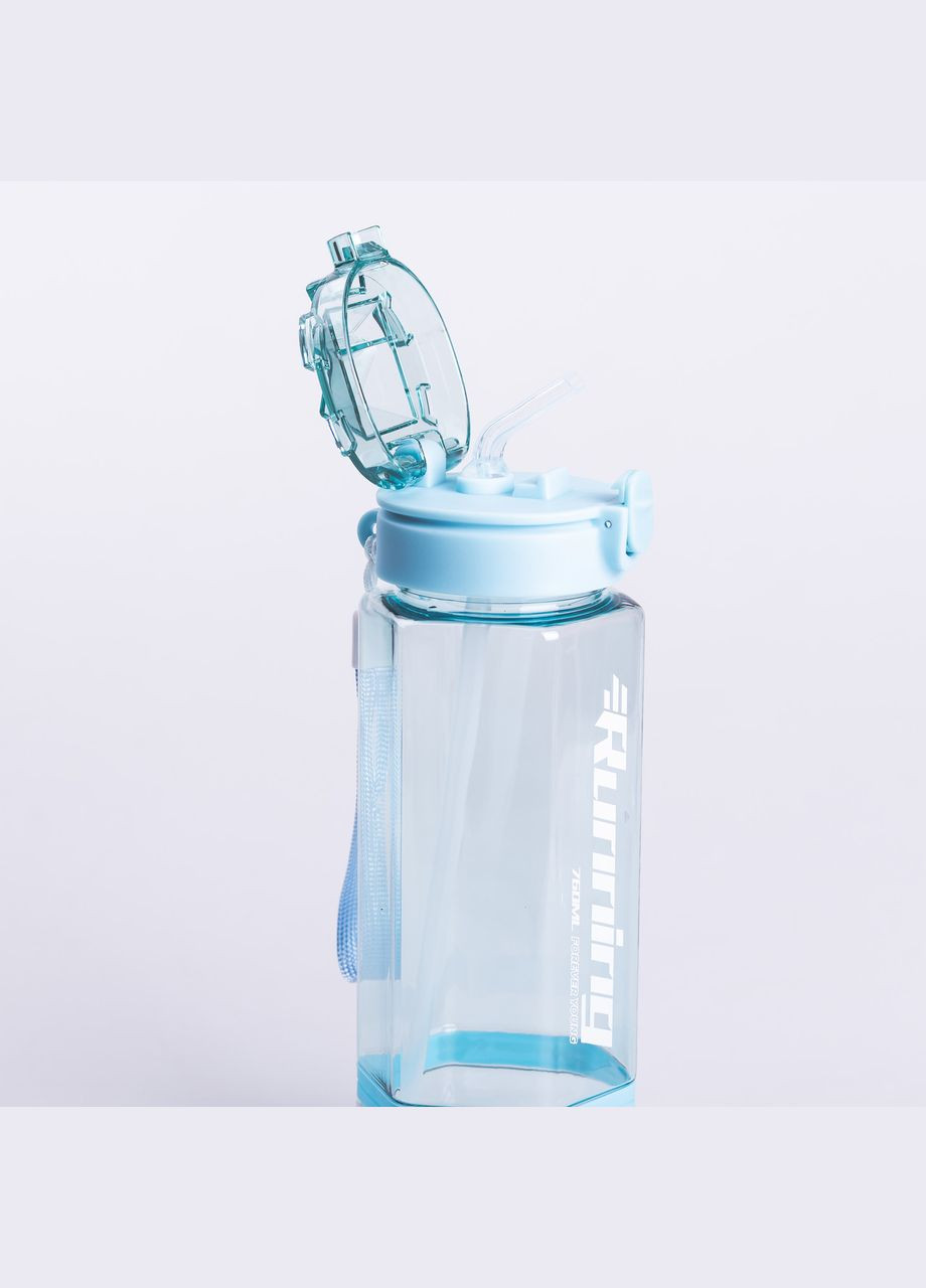 Пляшка для води багаторазова 760 мл пляшечка з трубочкою для спорту та школи Yiwu (326177862)