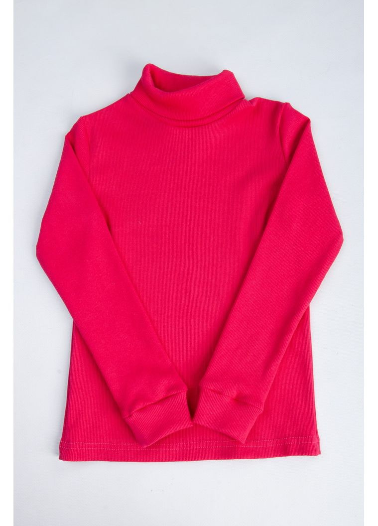 Малиновый демисезонный водолазка для девочек 04-1129-18д 98 см светло-розовый Авекстекс