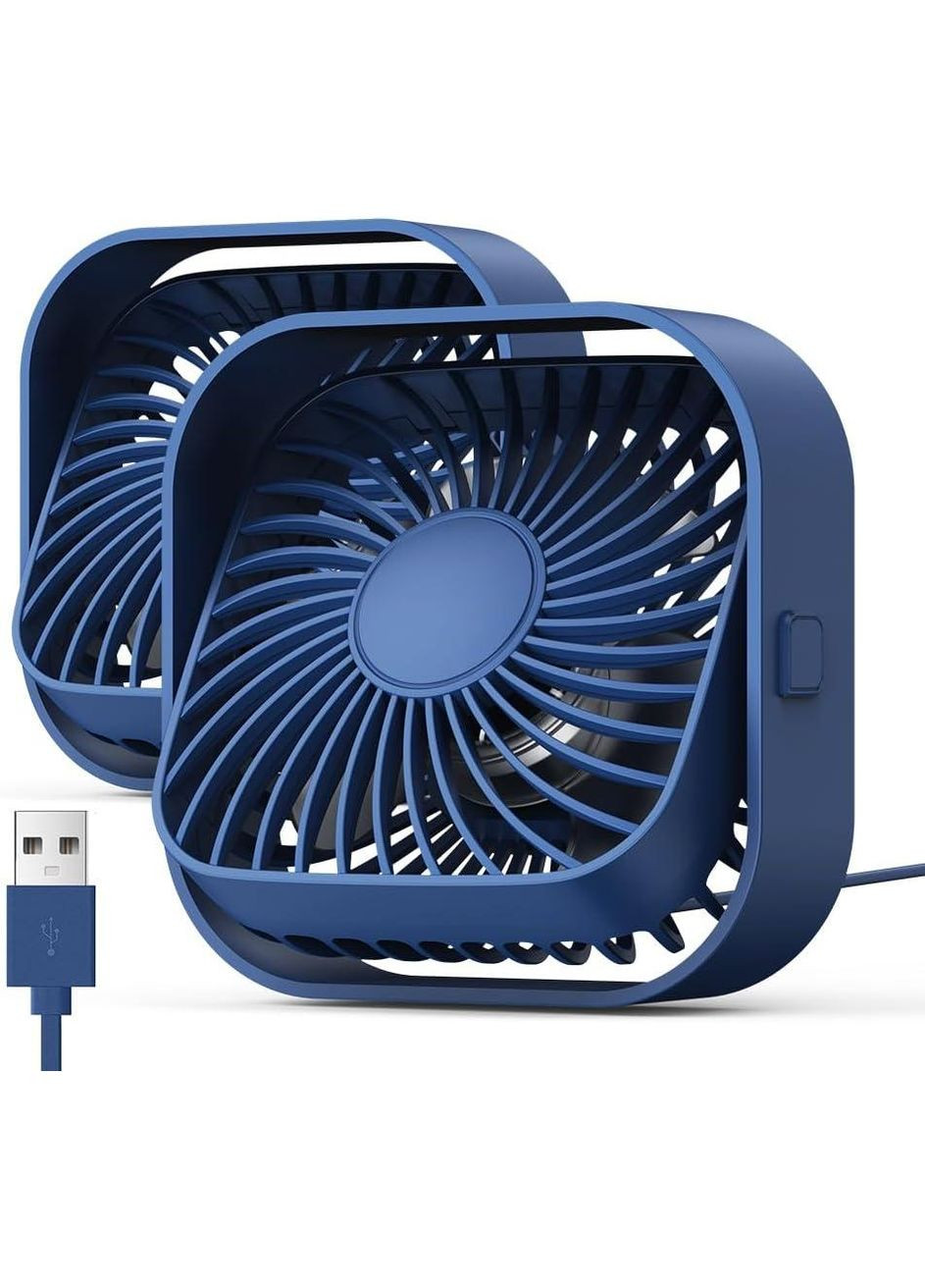Мини-вентилятор настольный синий K50 China (351854928)