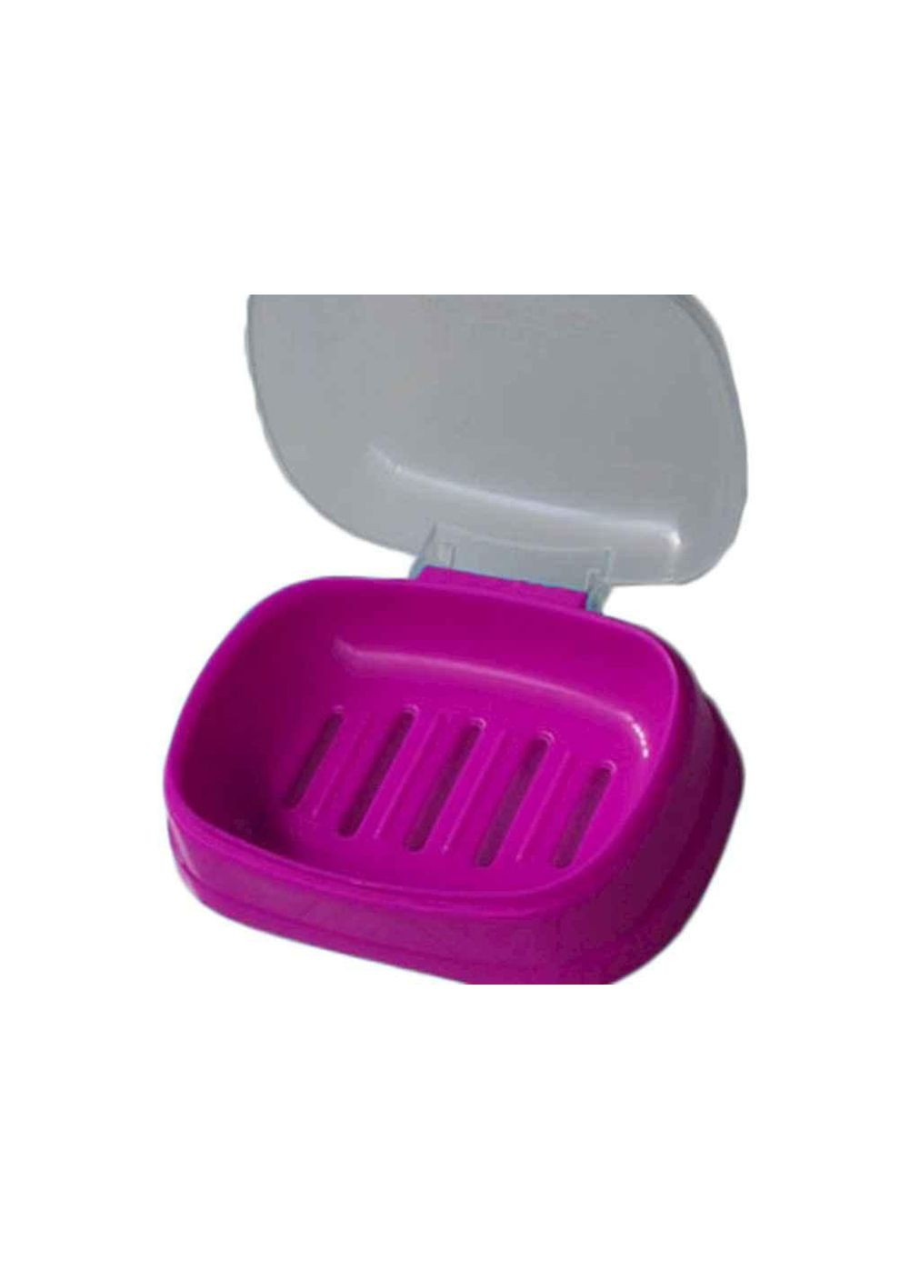 Мыльница с крышкой пласт. розовая ТМ КОНСЕНСУС Консенсус (300289633)