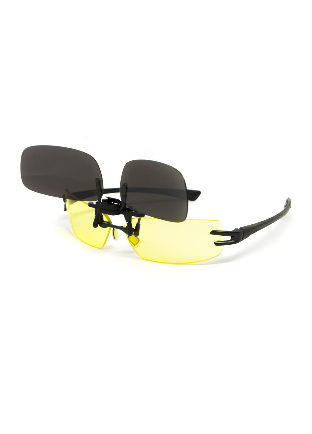 Поляризационная накладка на очки (зеркальная синяя) Best (319704543)