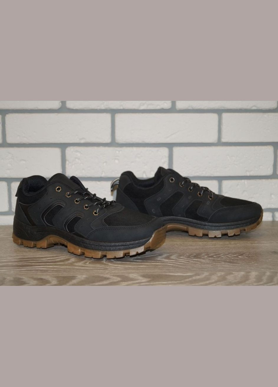 Черные демисезонные кроссовки мужские демисезонные SWIN SHOES 10240-1