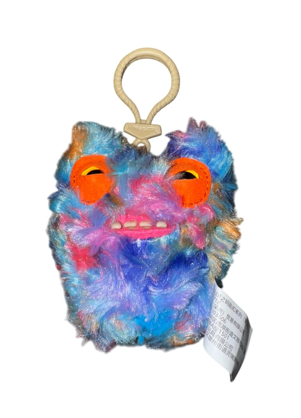 Підвіска на сумку рюкзак брелок м'яка іграшка із зубами монстрик Фаглер Фуглер Fuggler яскравий No Brand (356506567)