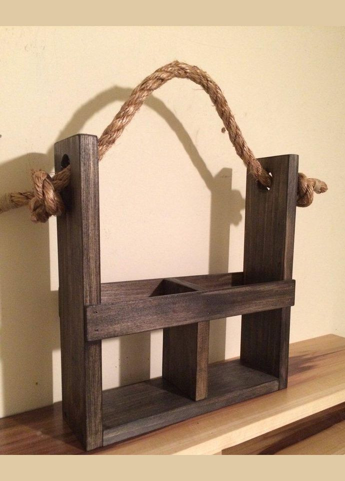 Подарунковий кошик з дерева Уорік 2 мокко (ПДК-200710) No Brand (328911107)