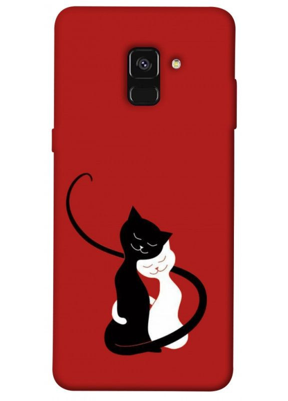 Чохол з принтом для Samsung A530 Galaxy A8 (2018) / для самсунг галаксі А8 Закохані коти No Brand (338601268)
