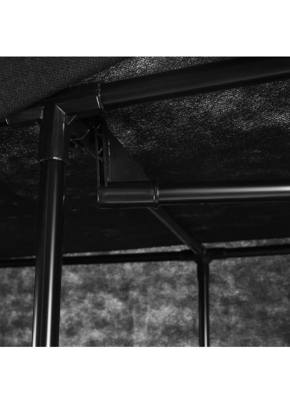 Текстильна складна шафа гардероб з полицями вішалками для зберігання одягу сумок ковдр 14 полиць 170×170×40 см (481633-Prob) Unbranded (364233676)