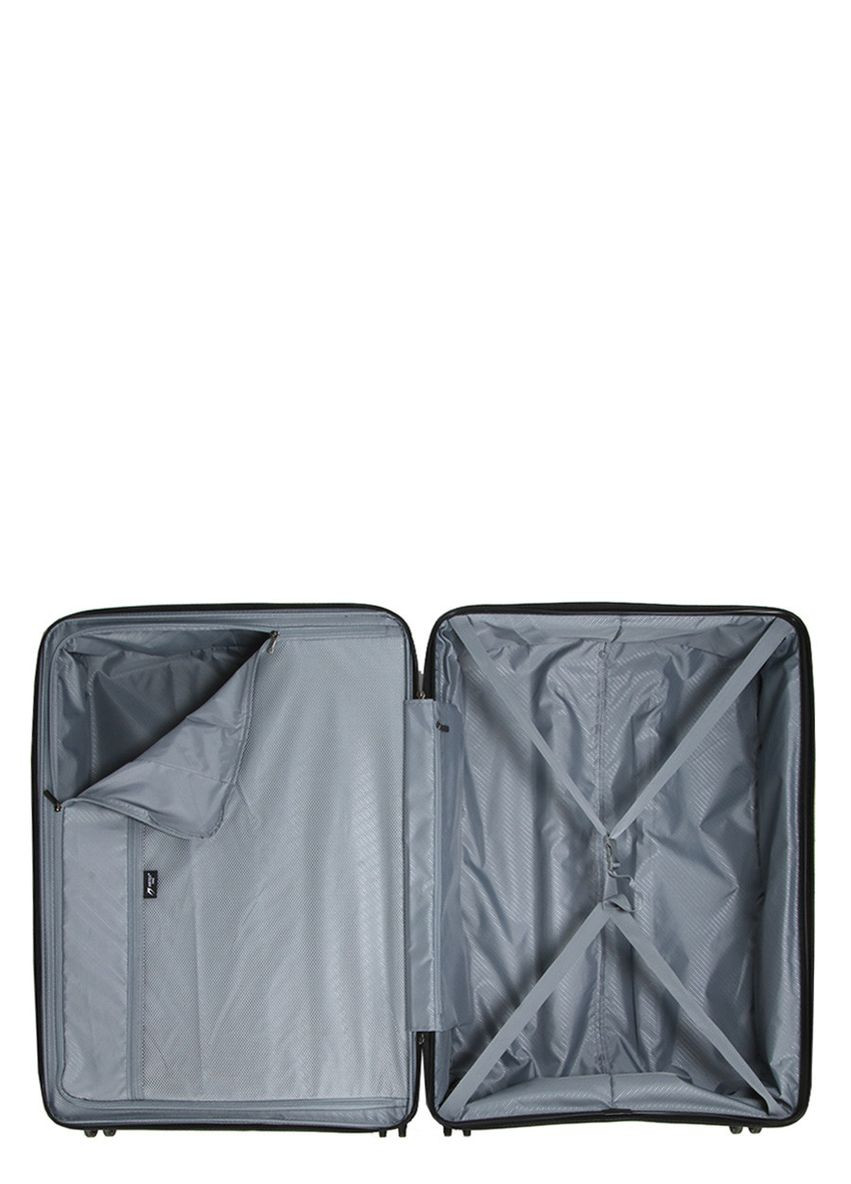 Чемодан большой L полипропилен чёрный 77х53х30+5см/114л/5кг/ 639 AIRTEX (324802142)