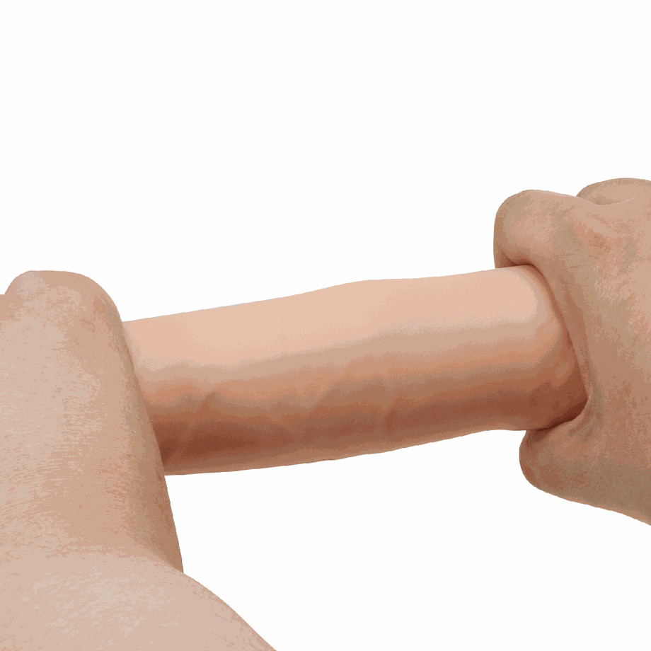 Фаллоимитатор реалистик, гибкий Pretty Love Kable с подвижной кожей, телесный, 21 х 3.7 см No Brand (362044285)