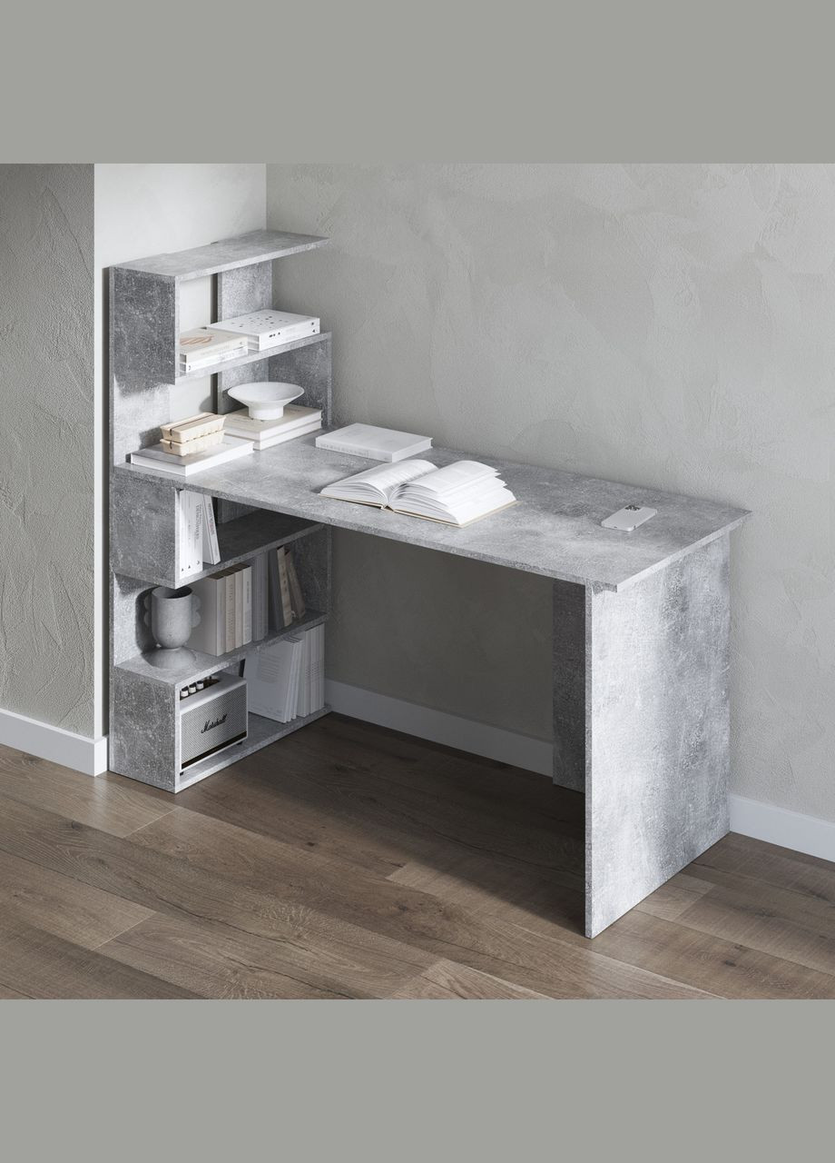 Стол письменный с полками слева, для ноутбука и компьютера M-24 VAYS (373288745)